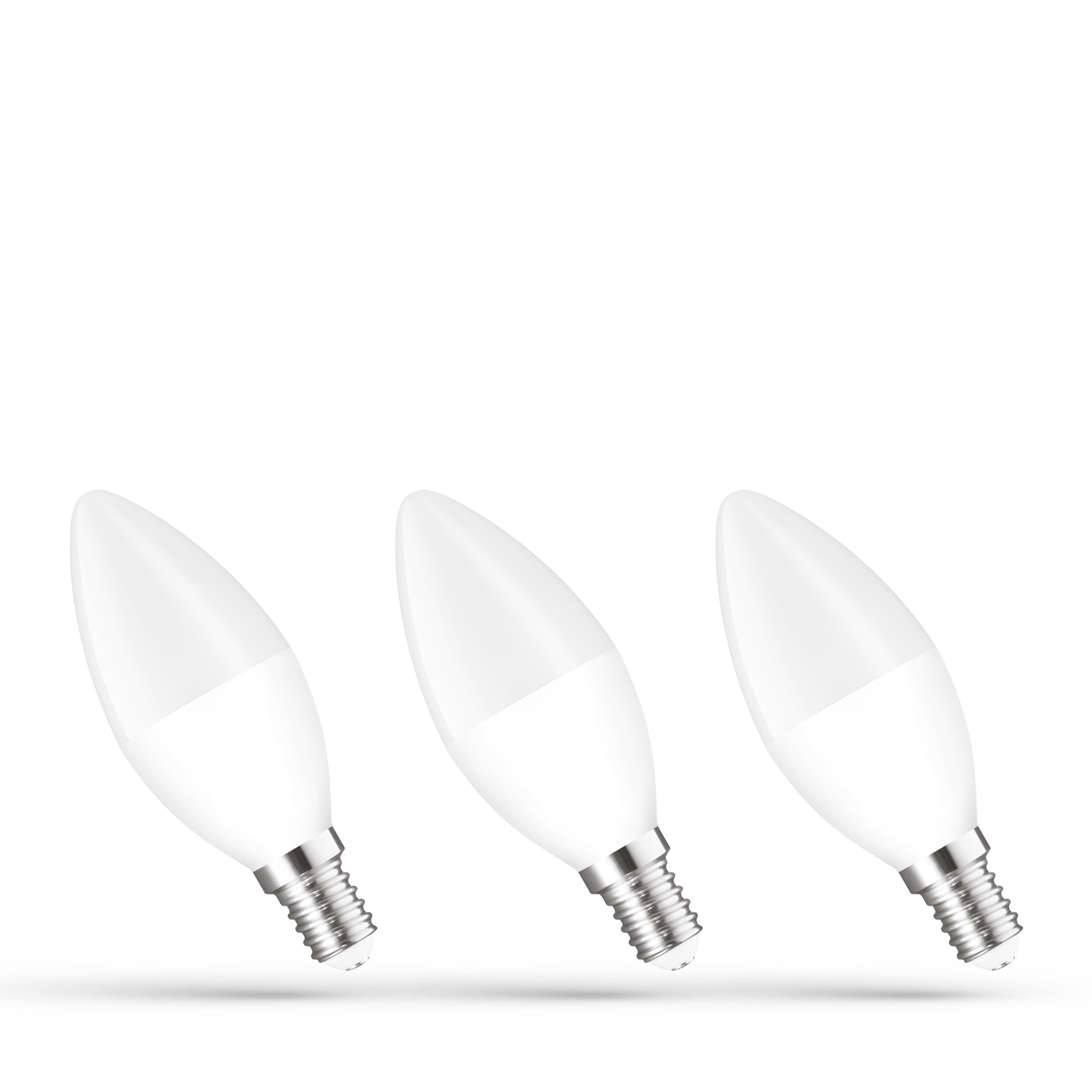 LED-lampor E14 Candle – 3-pack