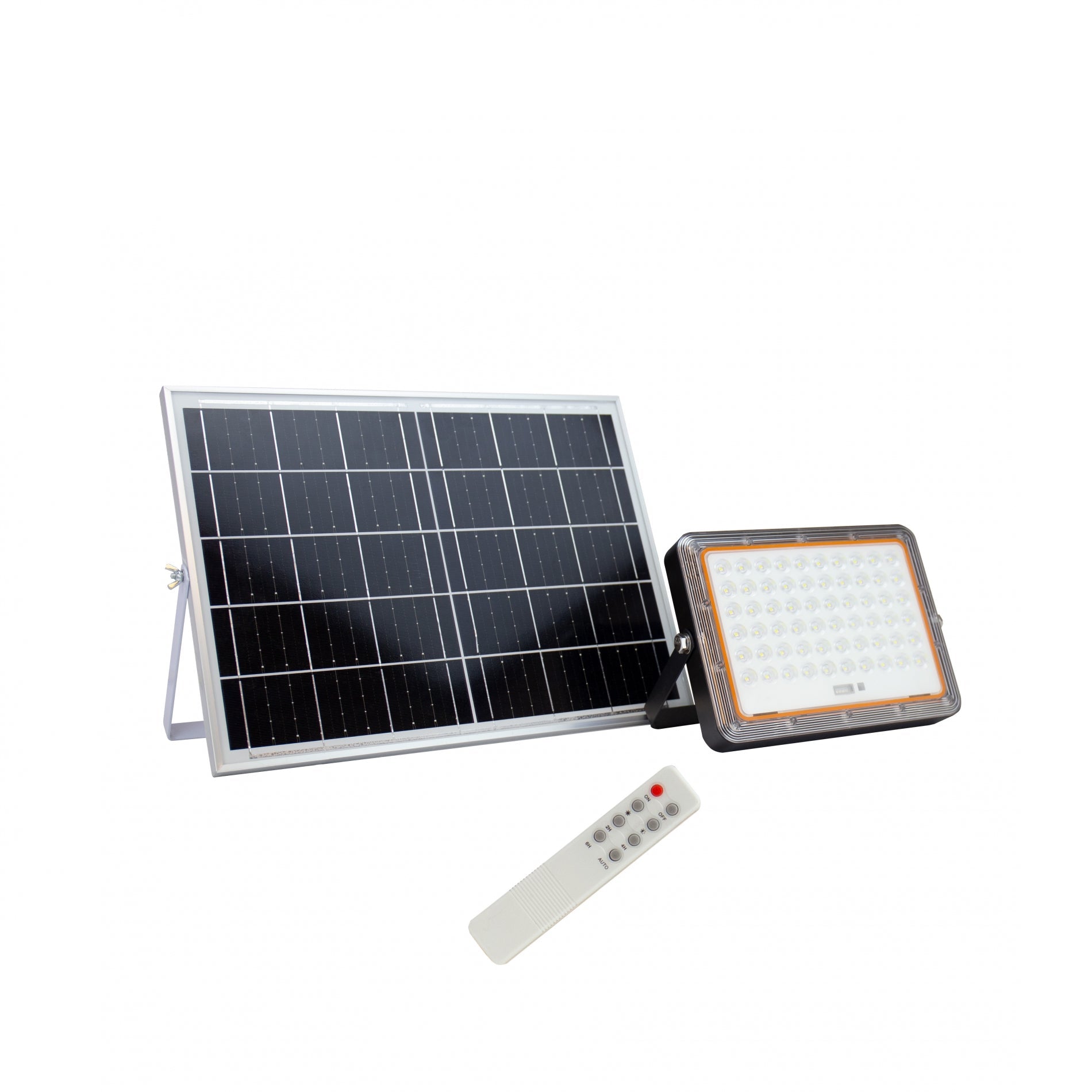 Solcellsdriven strålkastare för större utomhusytor