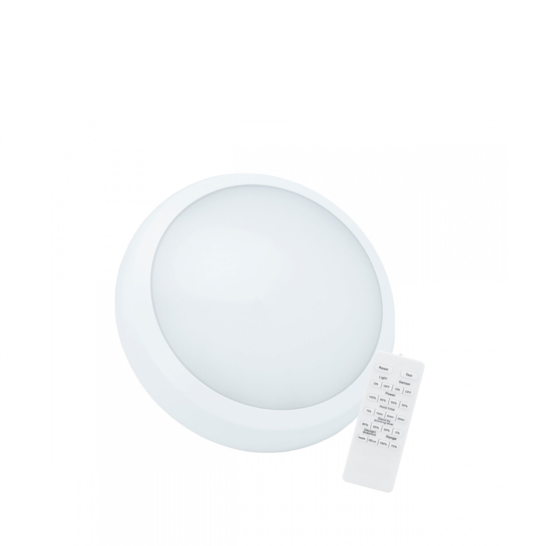 LED-plafond med sensor och fjärrkontroll
